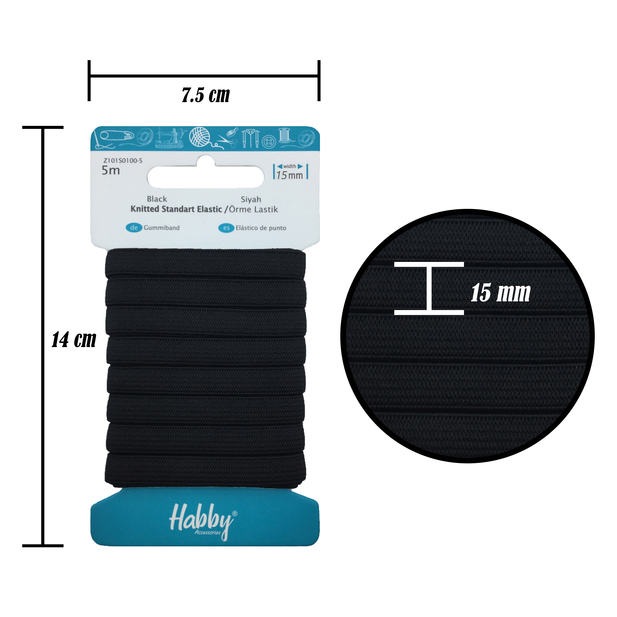 15mm Örme Lastik 4 15mm Örme Lastik - Görsel 4